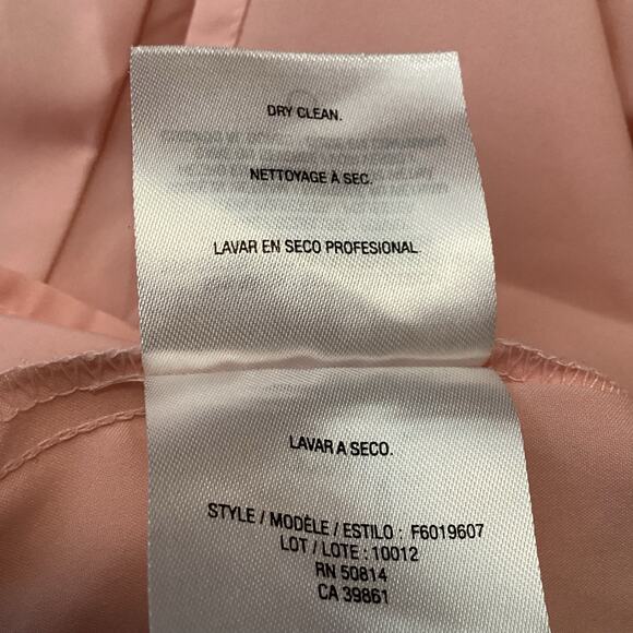 Sportmax Defile Pink 3 D Floral Appliqué Fit and Flare Formal Dress L -XL - Picture 10 of 12